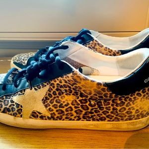 Leopard print Superstar Golden Goose sneakers 7 1/2